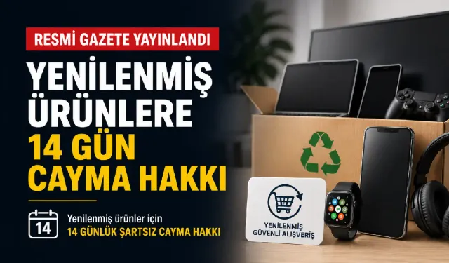 Yenilenmiş ürünlerde yeni dönem: 14 gün koşulsuz cayma hakkı