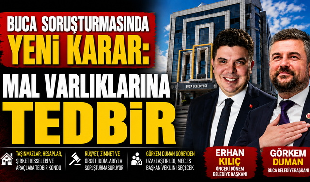 Buca soruşturmasında yeni karar: Görkem Duman ve Erhan Kılıç’ın mal varlıklarına tedbir konuldu