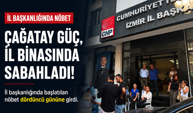 Çağatay Güç, il binasında sabahladı!