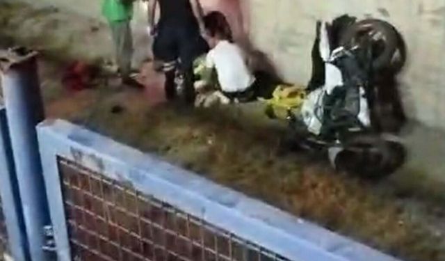 Bornova’da motosiklet dereye uçtu: 3 çocuk annesi yaşamını yitirdi