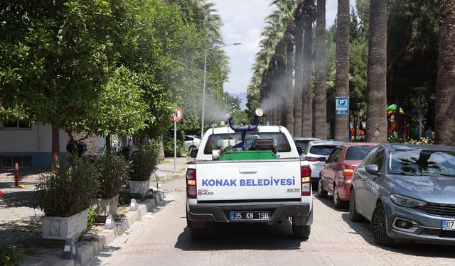 Konak’ta sivrisineklere karşı 7 gün ilaçlama seferberliği