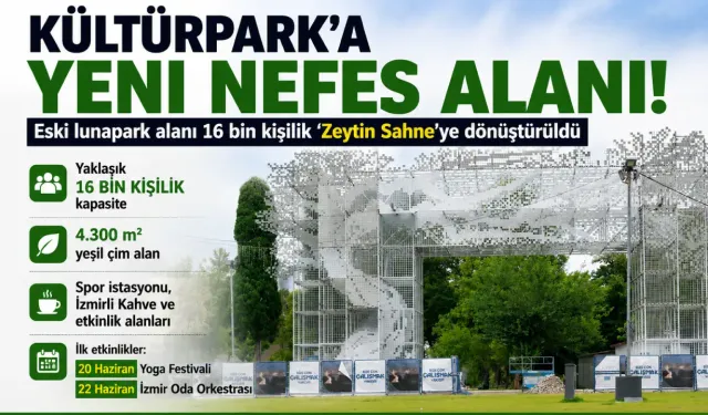 Kültürpark’ın yeni buluşma noktası Zeytin Sahne hazır: Açılış Yoga Festivali ve konserle