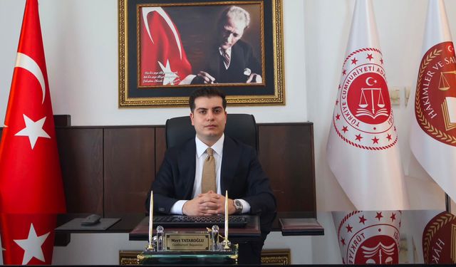 Çeşme’nin yeni başsavcısı Mert Tataroğlu göreve başladı