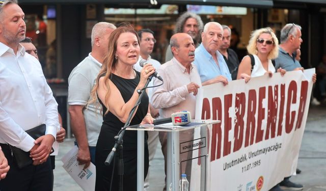 Konak’ta Srebrenitsa anması: Unutmadık, unutturmayacağız