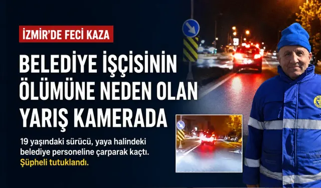Yarıştığı öne sürülen araç belediye işçisini hayattan kopardı: O anlar kamerada