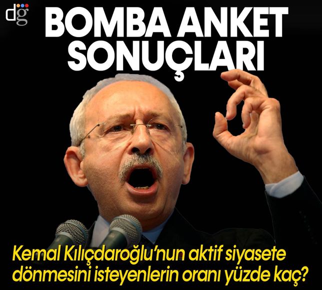 Bomba anket sonucu! Kemal Kılıçdaroğlu’nun aktif siyasete dönmesini isteyenlerin oranı yüzde kaç?