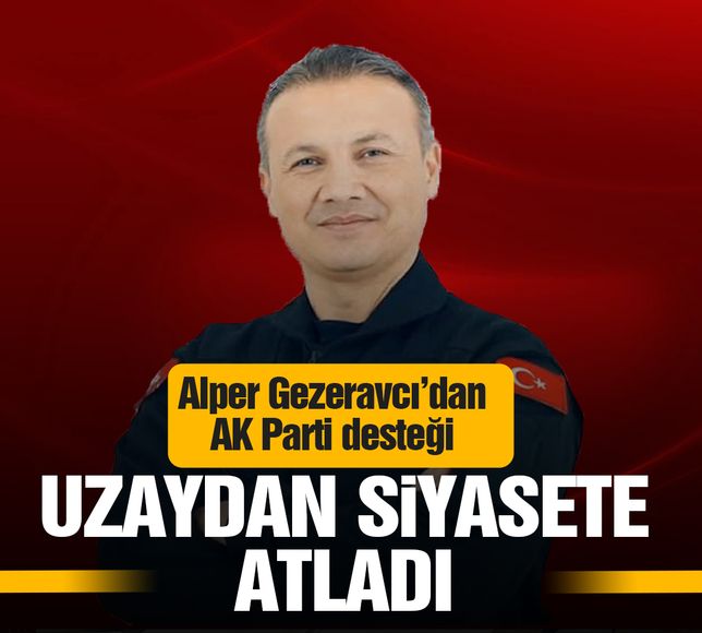 Alper Gezeravcı'dan AK Parti desteği