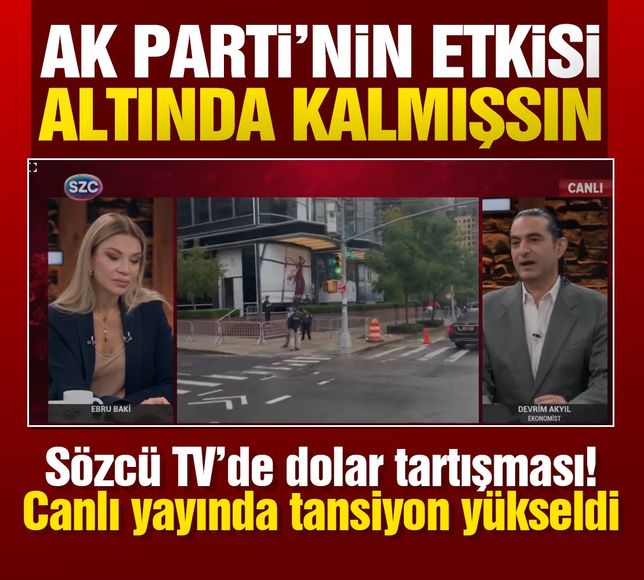 Sözcü TV’de Ebru Baki ve Devrim Akyıl arasında tartışma! ‘AK Parti’nin algı manipülasyonunun etkisi altında kalmışsın’