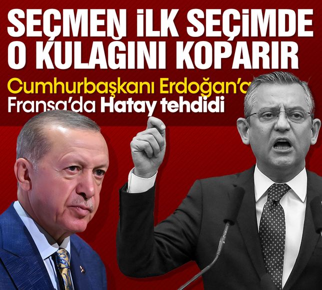 Özgür Özel'den Erdoğan'a Hatay tehdidi: Seçmen ilk seçimde o kulağını koparır senin