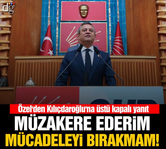 Özgür Özel'den Kılıçdaroğlu'na üstü kapalı yanıt: Herkesle müzakere ederim, mücadeleyi bırakmam