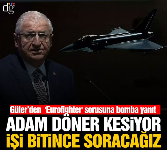 Bakan Yaşar Güler'den 'Eurofighter' sorusuna dönerli cevap!