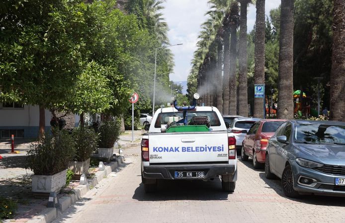 Konak’ta sivrisineklere karşı 7 gün ilaçlama seferberliği