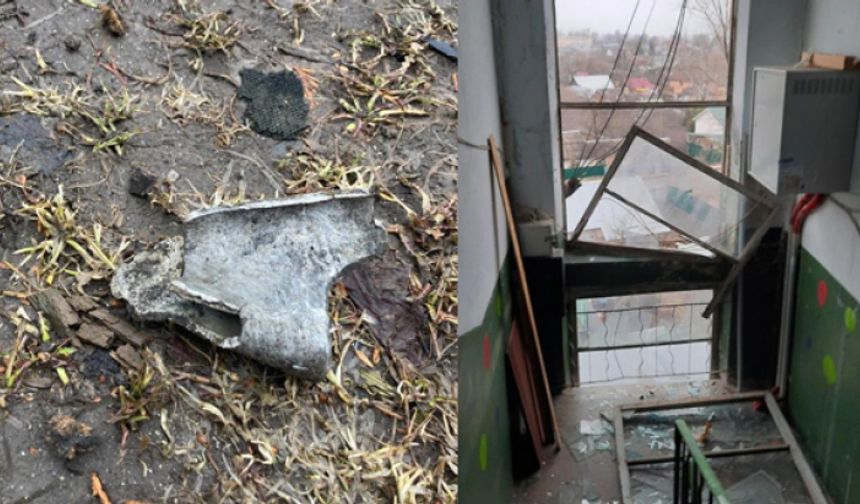 Rusya’da Ukrayna'ya ait İHA düştü, patlama meydana geldi!