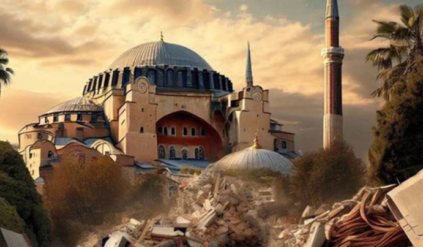 Yapay zeka İstanbul depremini çizdi. Manzara dehşet verici!