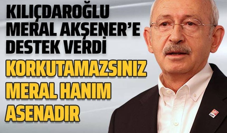 Kemal Kılıçdaroğlu saldırı olayını kınadı! Meral Hanım asenadır