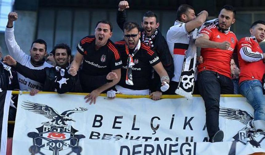 Beşiktaş taraftarları Belçika'da gözaltına alındı!
