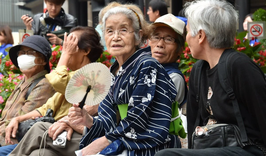 Japonya'da yaşlı nüfusunda büyük artış!