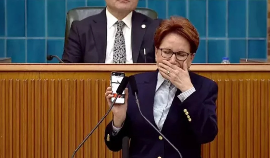 Meral Akşener Meclis kürsüsünde hıçkıra hıçkıra ağladı