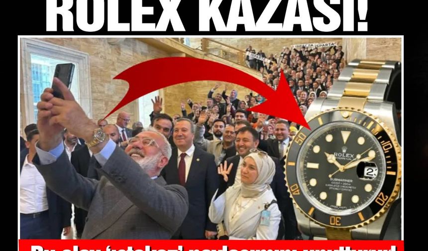 AK Parti’de Istakoz olayından sonra şimdi de Rolex kazası! Fiyatını duyunca şok olacaksınız
