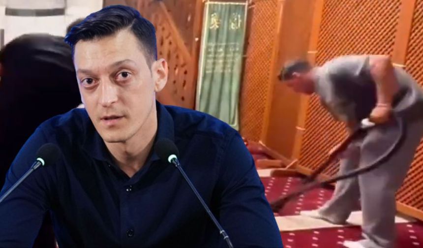 Mesut Özil'in görüntüleri sosyal medyayı salladı!