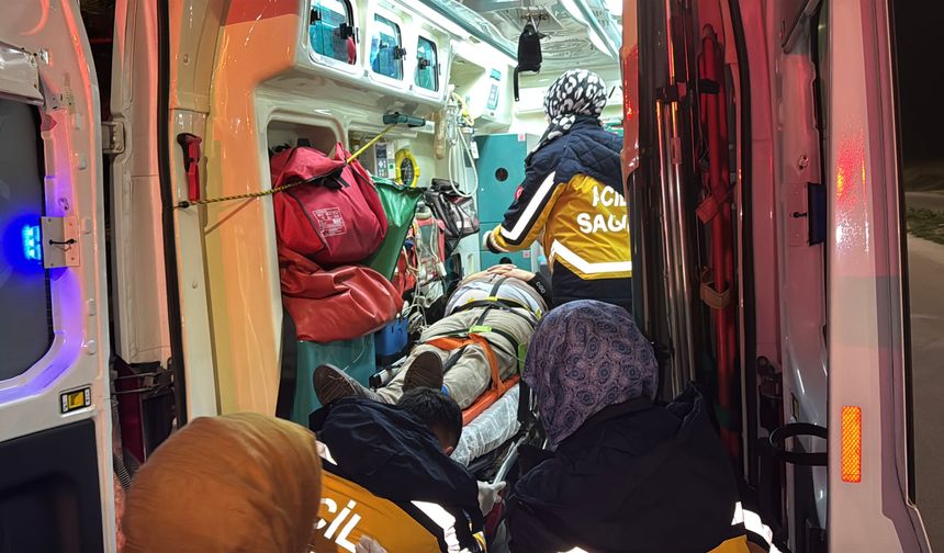 Kütahya'da otomobil şarampole devrildi: 1 yaralı
