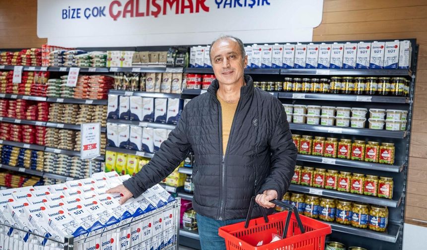 İZMAR Süt İzmir dışına çıktı: Uşak’ta 45 noktada satış başladı