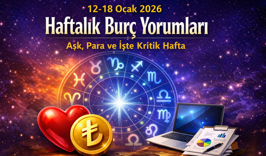12-18 Ocak 2026 haftalık burç yorumları: Aşk, para ve işte kritik hafta