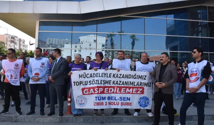 Bayraklı Belediyesi’nde TİS krizi büyüdü: Eylemler yayılıyor