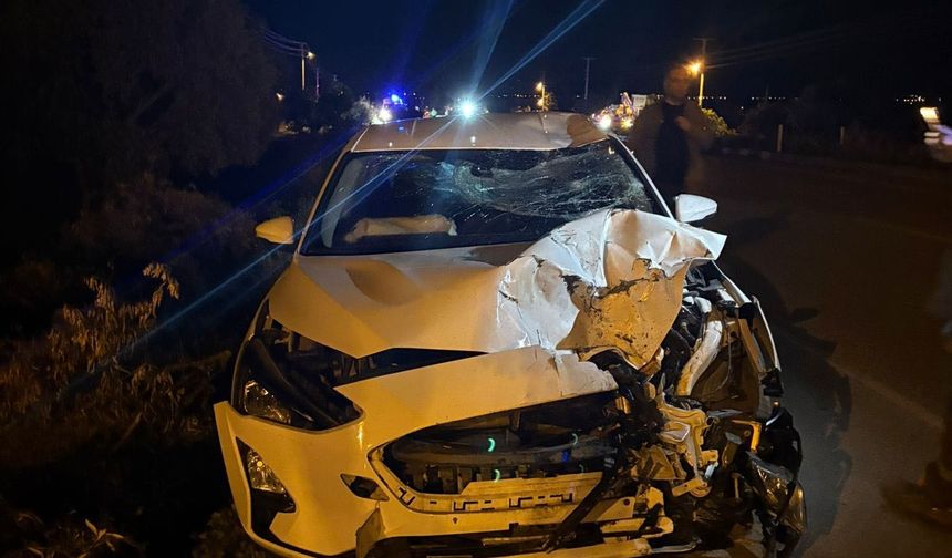Tire’de otomobil ile motosiklet çarpıştı: 1 kişi hayatını kaybetti