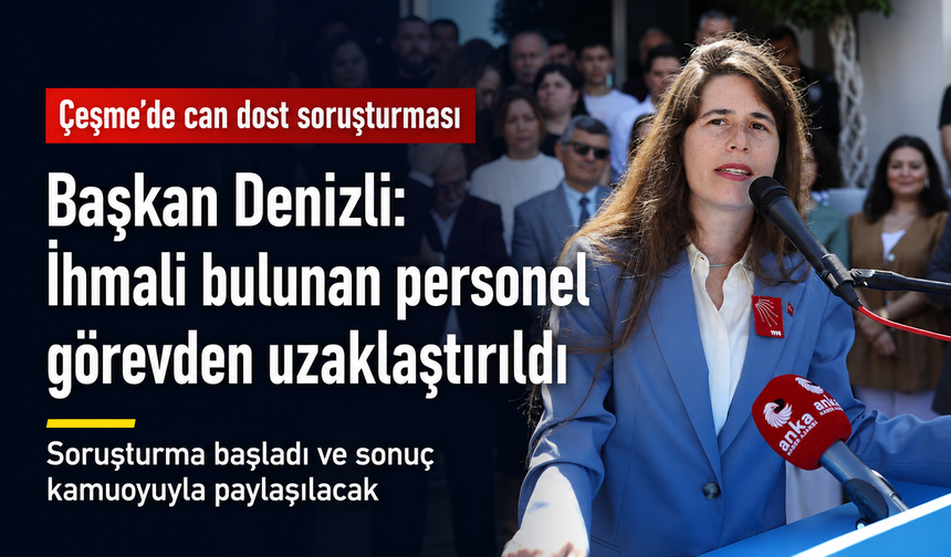 Başkan Denizli’den can dost açıklaması: Rehabilitasyon merkezindeki ölüm için soruşturma açıldı