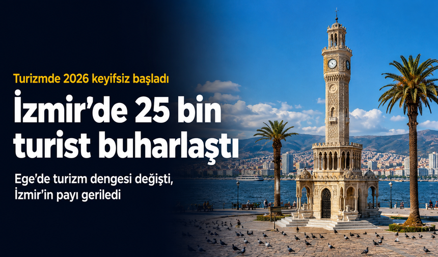 Turizmde 2026 keyifsiz başladı: İzmir’in payı geriledi