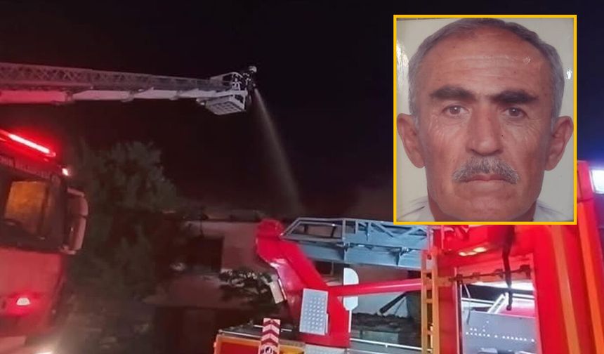 Denizli'de bir evde çıkan yangında mahsur kalan yaşlı çift hayatını kaybetti