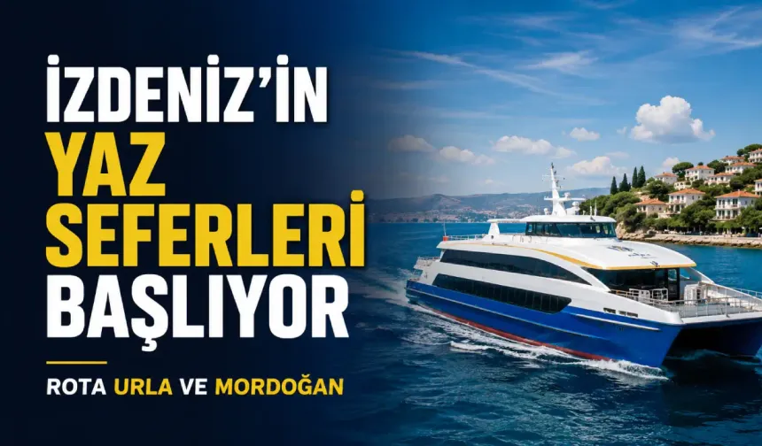 İZDENİZ’in yaz seferleri başlıyor: Rota Urla ve Mordoğan