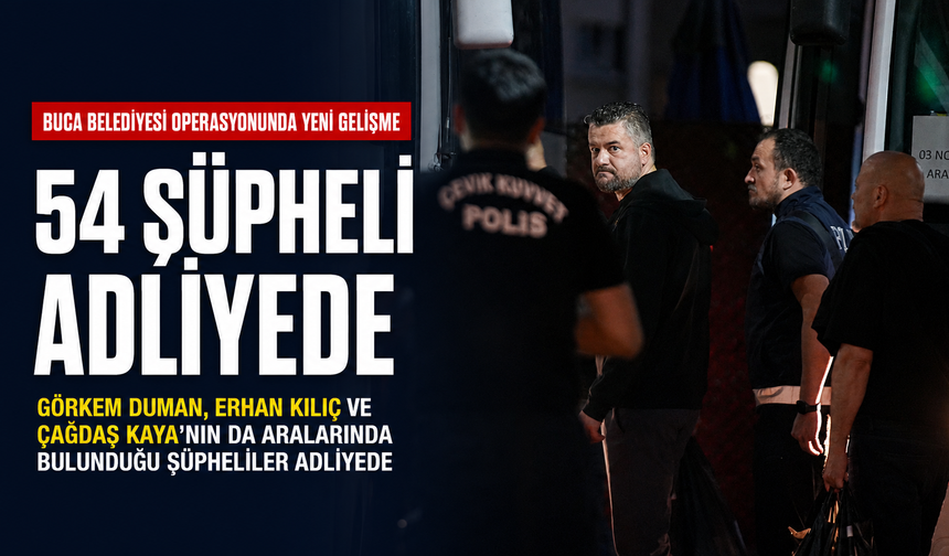 Buca Belediyesi'ne yönelik soruşturmada yeni gelişme:  Görkem Duman, Erhan Kılıç adliyede