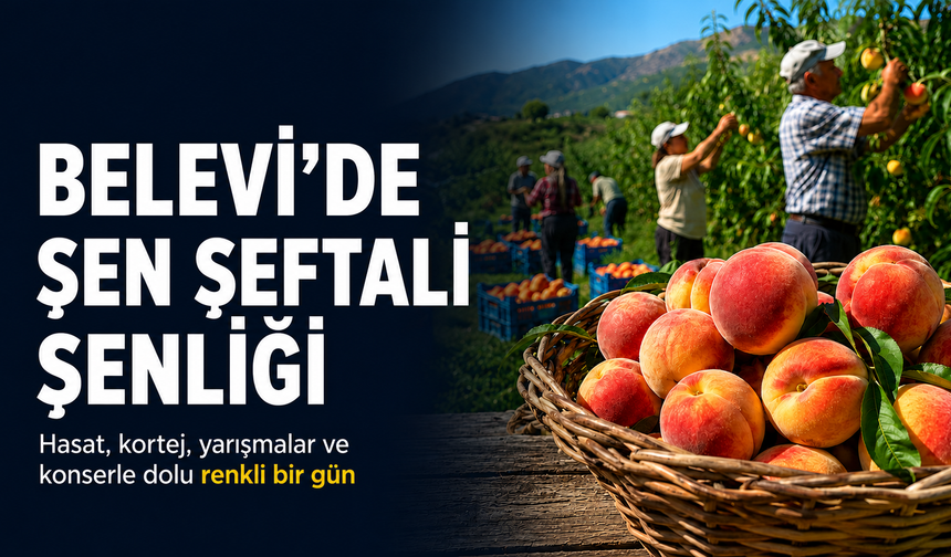 Efes Selçuk’ta şeftali şöleni: Belevi'de hasattan konsere dolu dolu program