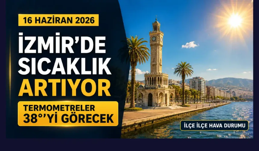 İzmir’de sıcaklık artıyor: Termometreler 38 dereceyi görecek
