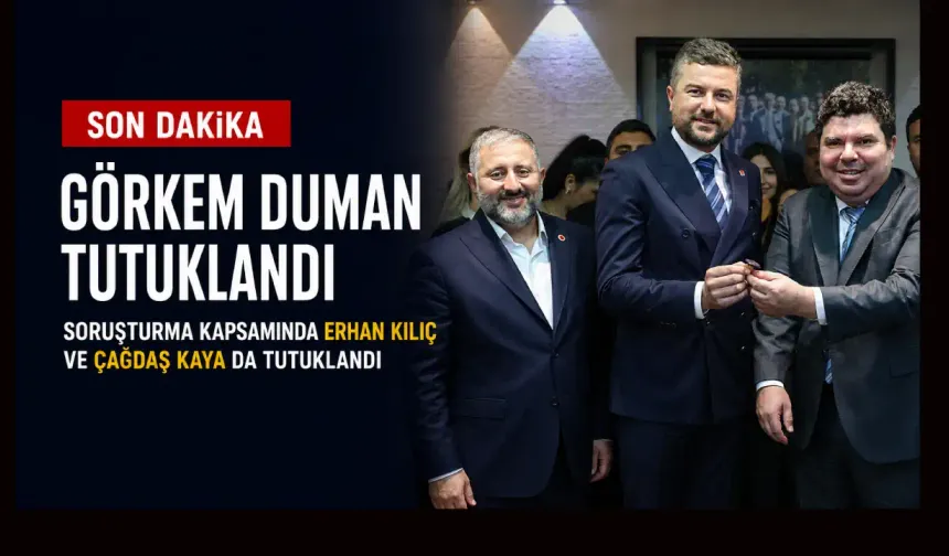 Buca Belediye Başkanı Görkem Duman tutuklandı