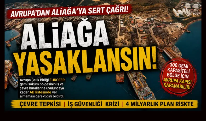 Avrupa Aliağa’yı hedef aldı: Gemi söküm sektörünü sarsacak yasak talebi