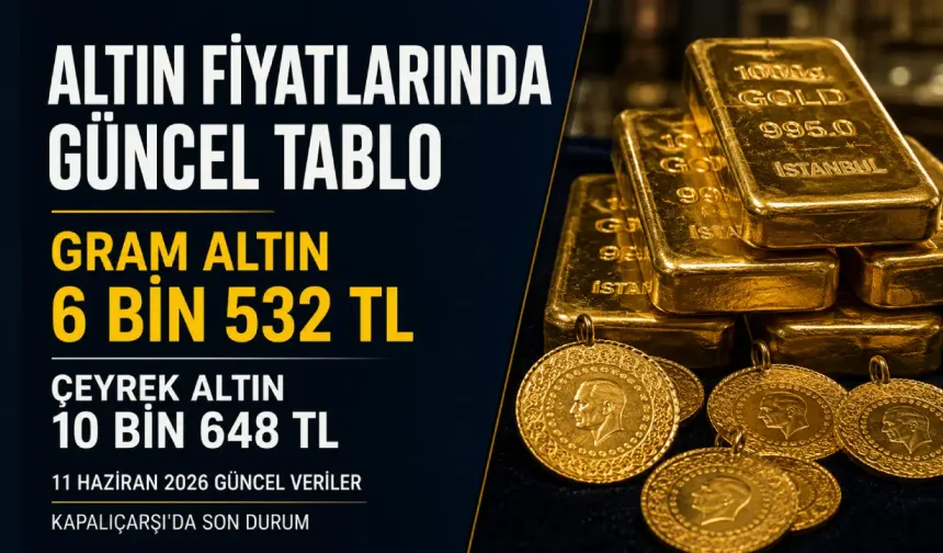 Gram altın ve çeyrek altında hareketlilik sürüyor: Çeyrek altın 10 bin 648 TL