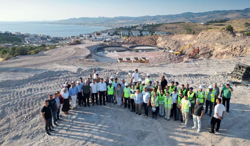 İzmir’in üçüncü büyük ileri biyolojik arıtma tesisi Dikili’de yükseliyor