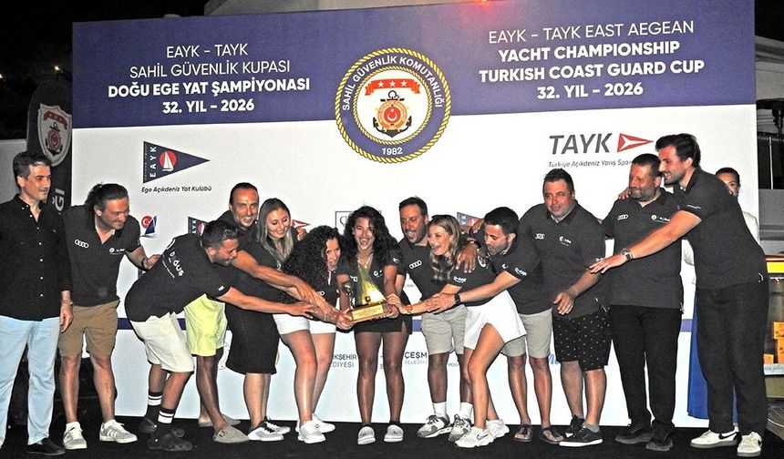 Çeşme’de üç gün süren yelken şöleni ödül töreniyle tamamlandı