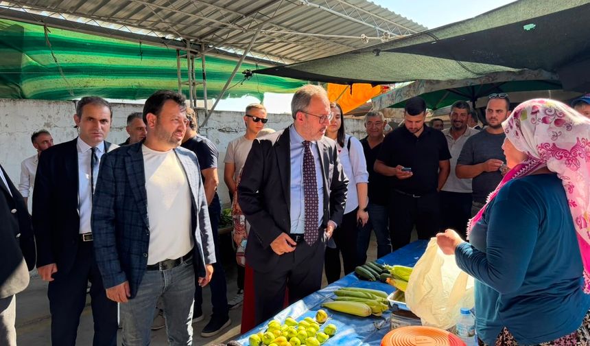 Muharrem Kasapoğlu Bayındır’da esnaf ve üreticileri dinledi
