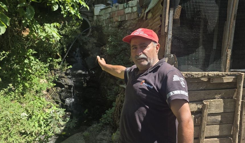 Tire’nin turizm rotası Kaplan’da açık kanalizasyon tepkisi: Sular açıktan dereye akıyor!