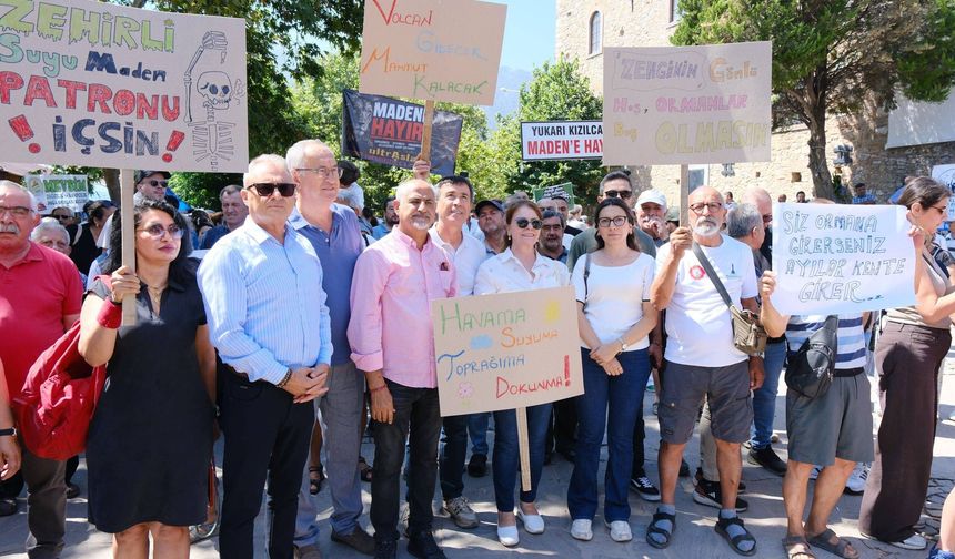 Kemalpaşa’da köylülerden maden projesine karşı su ve yaşam nöbeti başladı