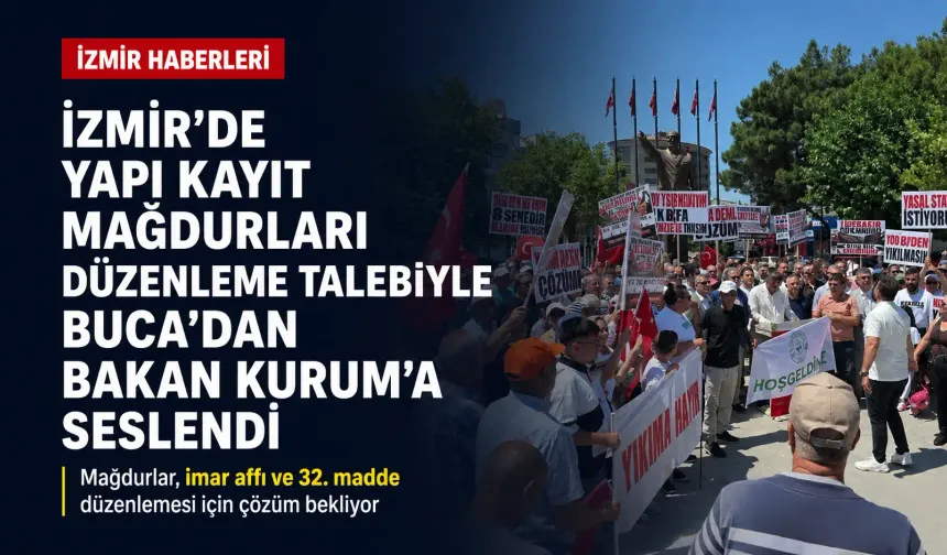 İzmir’de hobi bahçesi mağdurları Buca’dan Bakan Kurum’a seslendi