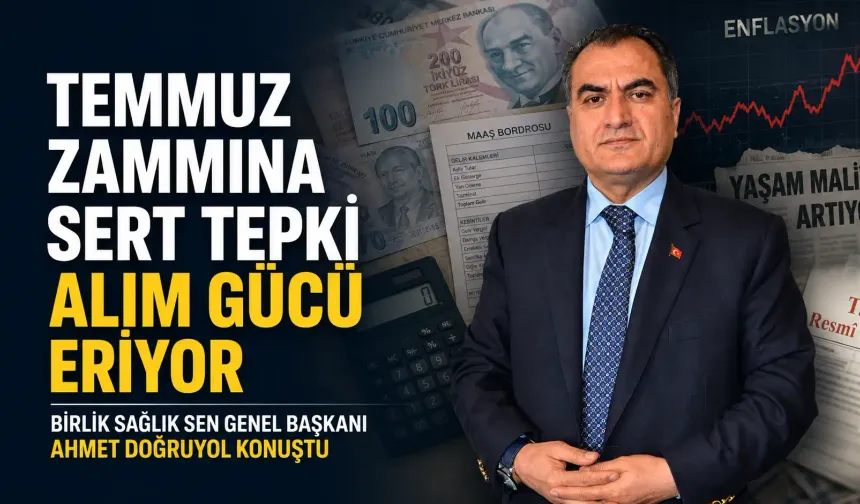 Birlik Sağlık Sen’den temmuz zammı tepkisi: Alım gücü eriyor