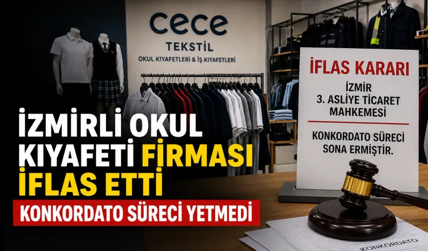 İzmirli okul kıyafeti firması iflas etti: Konkordato süreci yetmedi