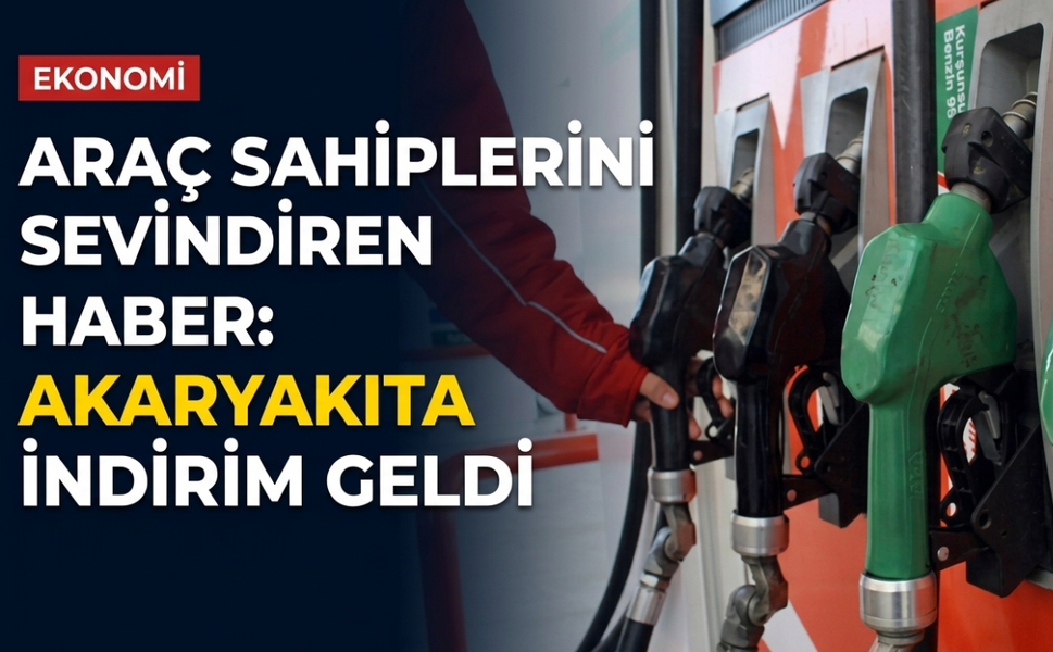 Araç sahiplerini sevindiren haber: Akaryakıta bu kez indirim geldi!