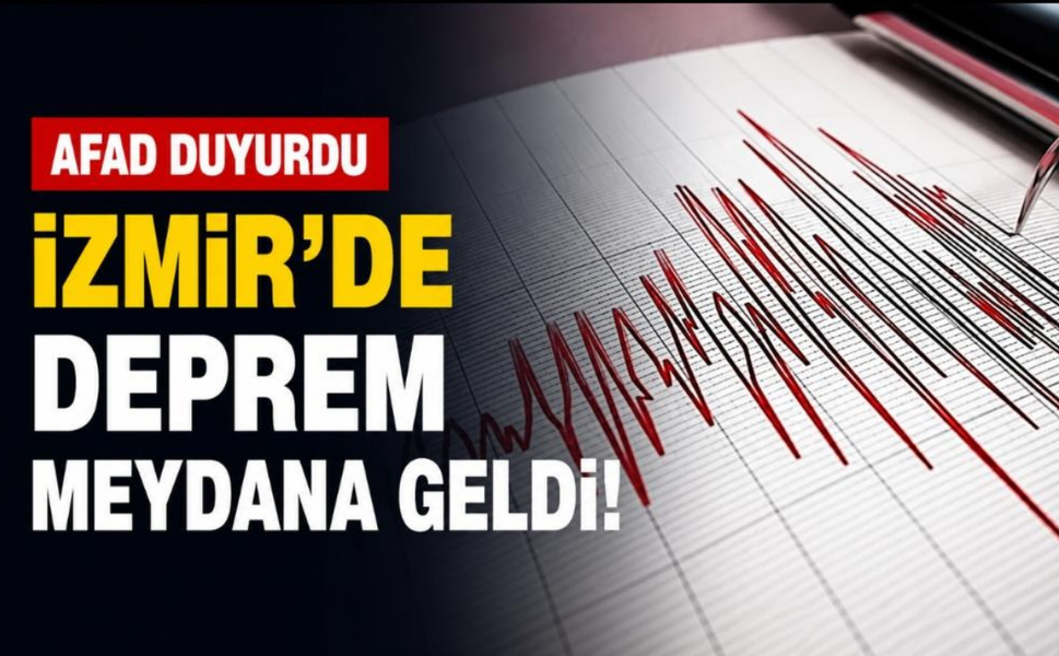 AFAD duyurdu, İzmir'de deprem meydana geldi!