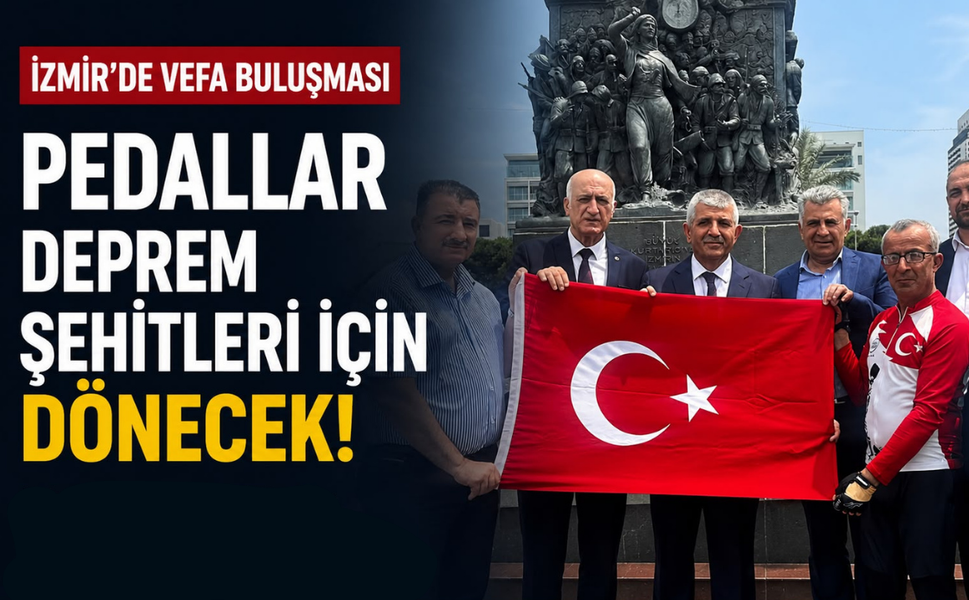 İzmir’de vefa buluşması: Pedallar deprem şehitleri için dönecek!